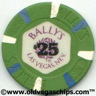 Bally's Hotel $25 Casino Chip