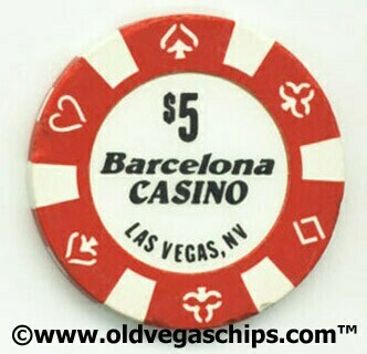 Las Vegas Barcelona $5 Casino Chip