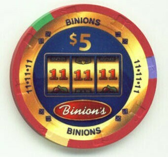 Binion's Veterans Day 2011 $5 Casino Chip