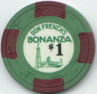 Las Vegas Don French's Bonanza $1 Casino Chip