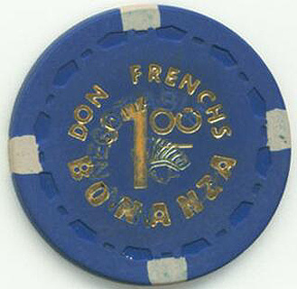Las Vegas Don French's Bonanza $1 Casino Chip