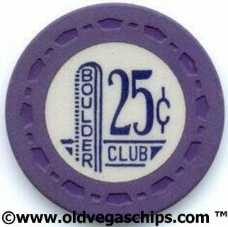 Las Vegas Boulder Club 25¢ Casino Chip