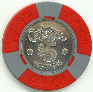 Las Vegas Castaways Casino $5 Old Casino Chip