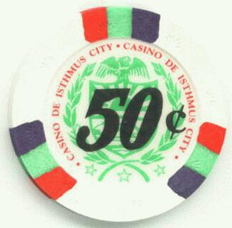 James Bond Casino De Isthmus City 50¢ Poker Chips