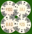 Custom made poker chips
