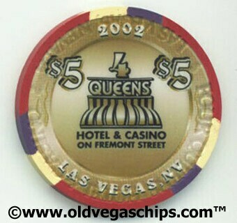 Las Vegas Four Queens 1964 Thunderbird $5 Casino Chip