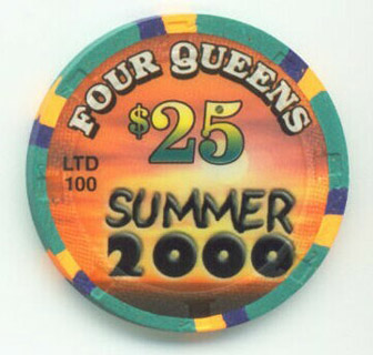 Four Queens Summer Girl 2000 $25 Casino Chip