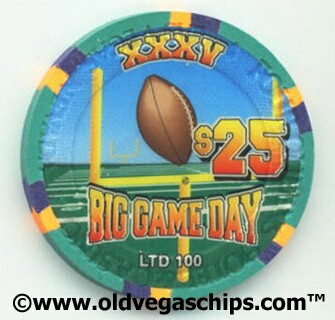 Four Queens Superbowl 2001 $25 Casino Chip