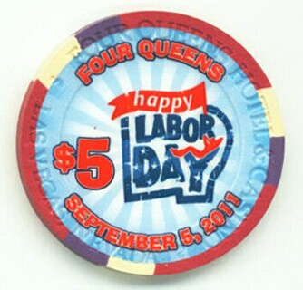 Four Queens Casino Labor Day 2011 $5 Casino Chip