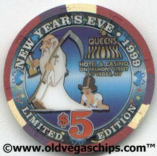 Four Queens Happy New Year 2000 $5 Casino Chip