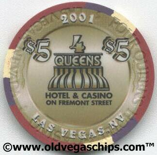 Las Vegas Four Queens 1960 Impala $5 Casino Chip