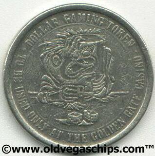 Las Vegas Golden Gate $1 Slot Token