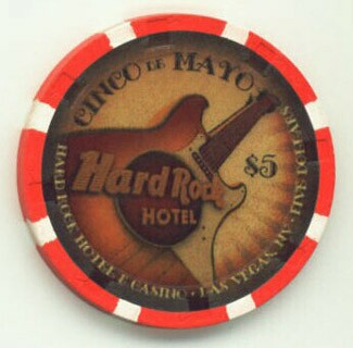Hard Rock Hotel Cinco De Mayo 2011 $5 Casino Chip
