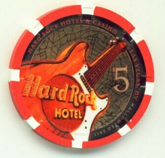 Hard Rock Hotel Halloween 2011 $5 Casino Chip