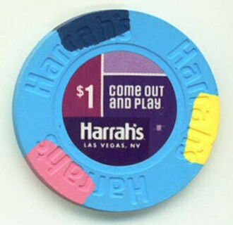 Harrah's Come Play With Us $1 Casino Chip