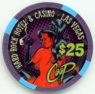 Hard Rock Coop 2005 $25 Casino Chip