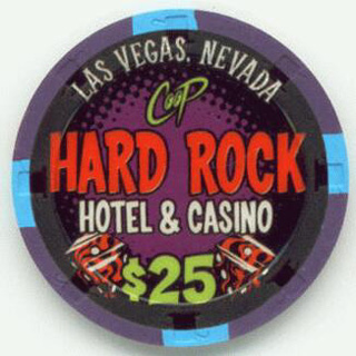 Hard Rock Coop 2005 $25 Casino Chip