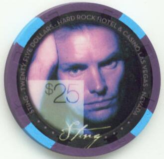 Hard Rock Sting 2004 $25 Casino Chip 