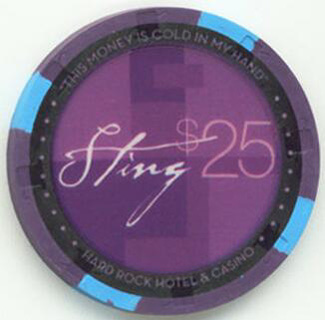 Hard Rock Sting 2004 $25 Casino Chip 