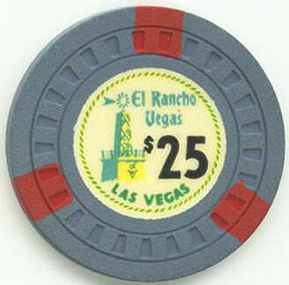 Rare El Rancho Vegas $25 Casino Chip
