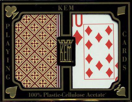 Kem Monaco Bridge Super Index Size Plastic Playing Cards