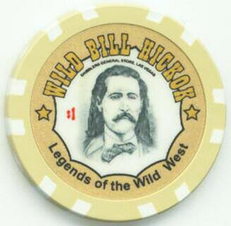 Legends of the Wild West Poker Chip Set