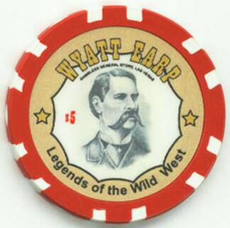 Legends of the Wild West Poker Chip Set