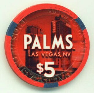 Palms Hotel Happy New Year 2012 $5 Casino Chip