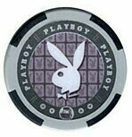 Playboy Bunny Black Casino Chip