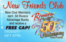 Riviera Casino New Friends Slot Club Card
