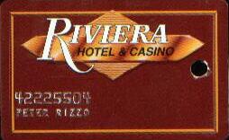 Riviera Casino Slot Club Card 
