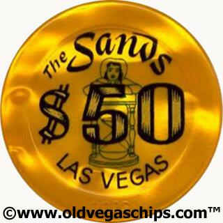 Las Vegas Sands Hotel $50 Baccarat Jeton