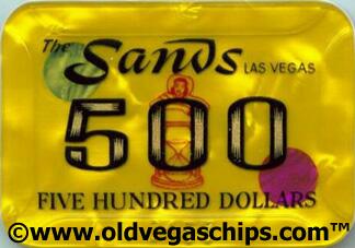 Las Vegas Sands Hotel $500 Baccarat Plaques