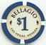Bellagio $1 Casino Chip