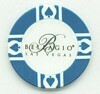 Las Vegas Bellagio Hotel & World Poker Tour Blue Poker Chip
