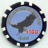 Birds of Prey Eagle $100 Poker Chip