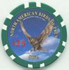 Birds of Prey Owl $25 Poker Chip