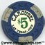 Carousel $5 Casino Chip