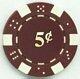 Las Vegas Gold 5¢ Poker Chips