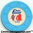 Fremont $1 Casino Chip