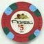 Pharaoh $5 Poker Chip