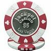 Jackpot Casino $5 Coin Inlay Poker Chips