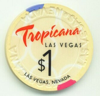 Tropicana Current Issue $1 Casino Chip