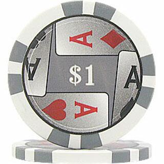 4 Aces $1 Poker Chips