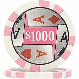 4 Aces $1,000 Poker Chips