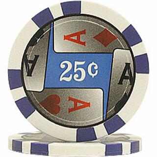 4 Aces 25¢ Poker Chips