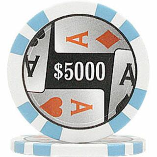 4 Aces $5,000 Poker Chips