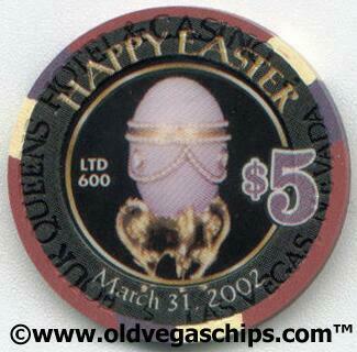Las Vegas Four Queens Easter 2002 $5 Casino Chip