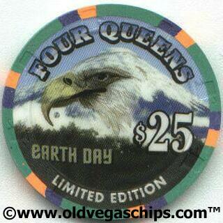 Four Queens Earth Day $25 Casino Chip 