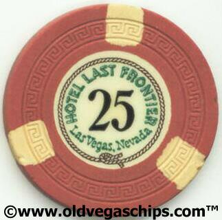 Las Vegas Hotel Last Frontier $25 Casino Chip